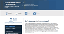 Desktop Screenshot of chirurgie-hemorroides-lyon.fr